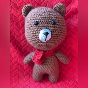 Handmade crochet bear